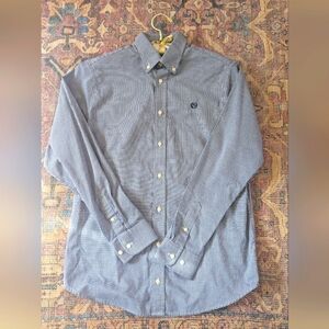 Lauren Ralph Lauren Boys Blue Checkered Buttondown Shirt